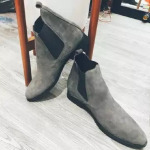 Giày Chelsea Boot da lộn cổ lửng